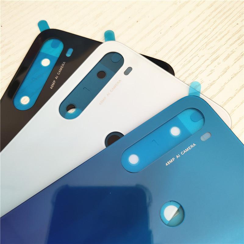 Новое Для Xiaomi Redmi Note 8 Note8 Задняя Крышка Аккумулятора Стеклянная Дверца Задний Корпус