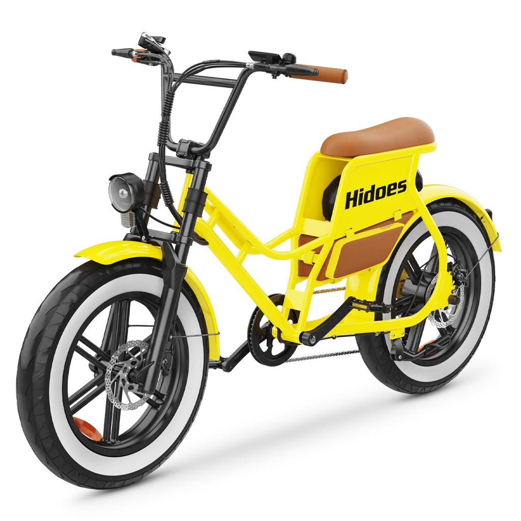 Hidoes HD-C8 City Commuting Electric Bicycle For Unisex 700W Motor 48V17Ah Battery Bright And Colorful Electric Bike 20*4 Inch Fat Tires EBike