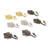 2Pcs Zinc Alloy Wall Hook European Classic Drapery Curtain Tieback Hooks Trendy Cloth-hat Hook
