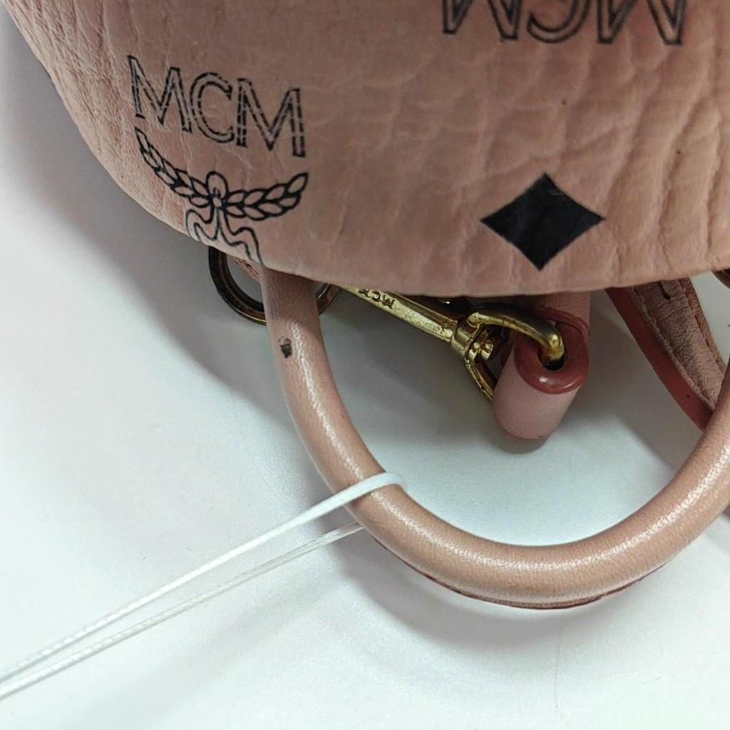 [Pre-Owned] Studded Monogram Coated Canvas And Faux Leather Backpack Small - Fair #IQDF3N