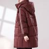 Fashion Women Winter Long Coats Elegant Thick Warm Parkas Hooded Loose Outerwears Lady Jackets