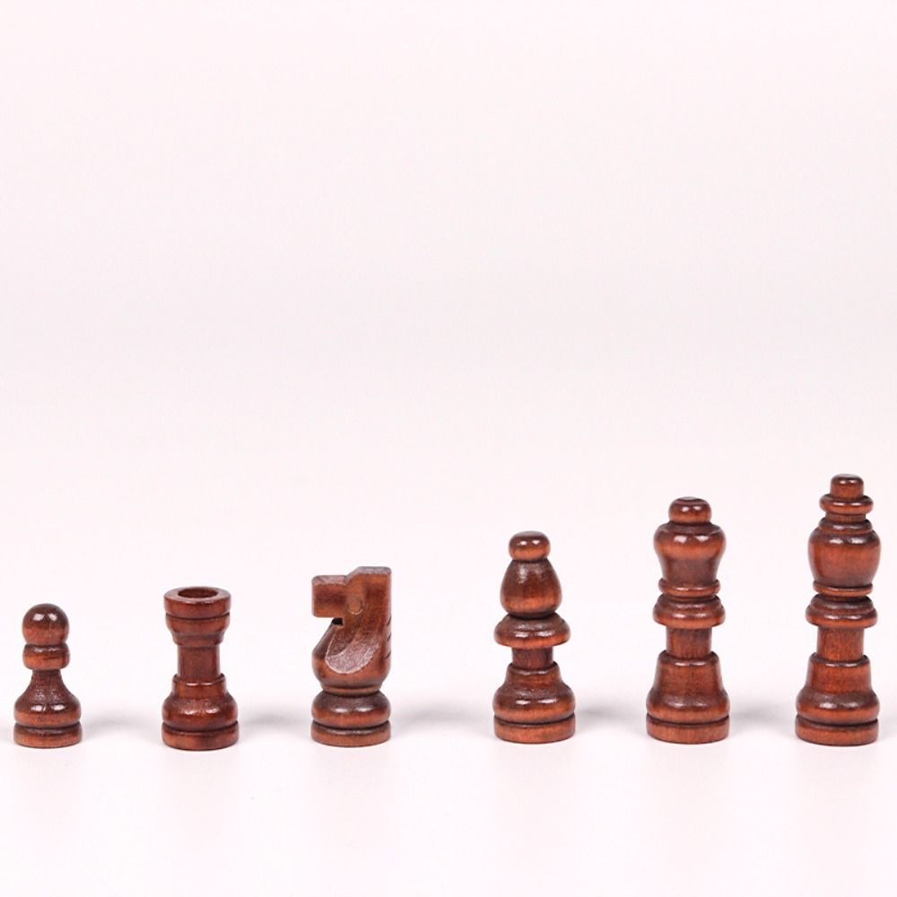 32 Pieses Деревянные шахматы Шахматные фигуры Только без доски Высота короля Шахматные спортивные деревянные шахматные фигуры