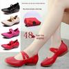 2023 Cross-Border Soft Sole Square Dance Ballet Practice Shoes, Flat Heel, Adult