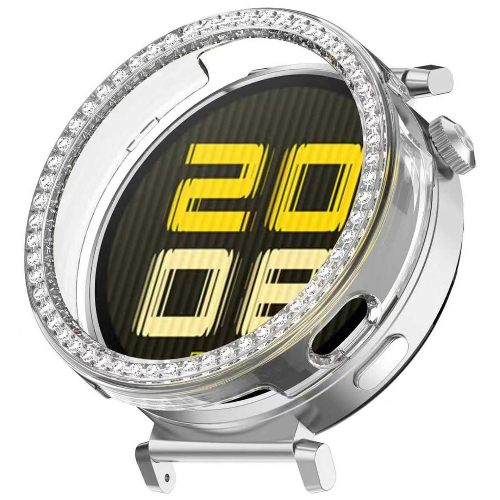PC Hollow Case Frame for Huawei Watch GT6 41mm  Diamond Crystal Bumper Protector for GT5 41mm Shell Accessorie