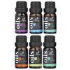 Набор из 6 популярных эфирных масел, набор из 6, 10 мл (0,33 жидких унции) каждый