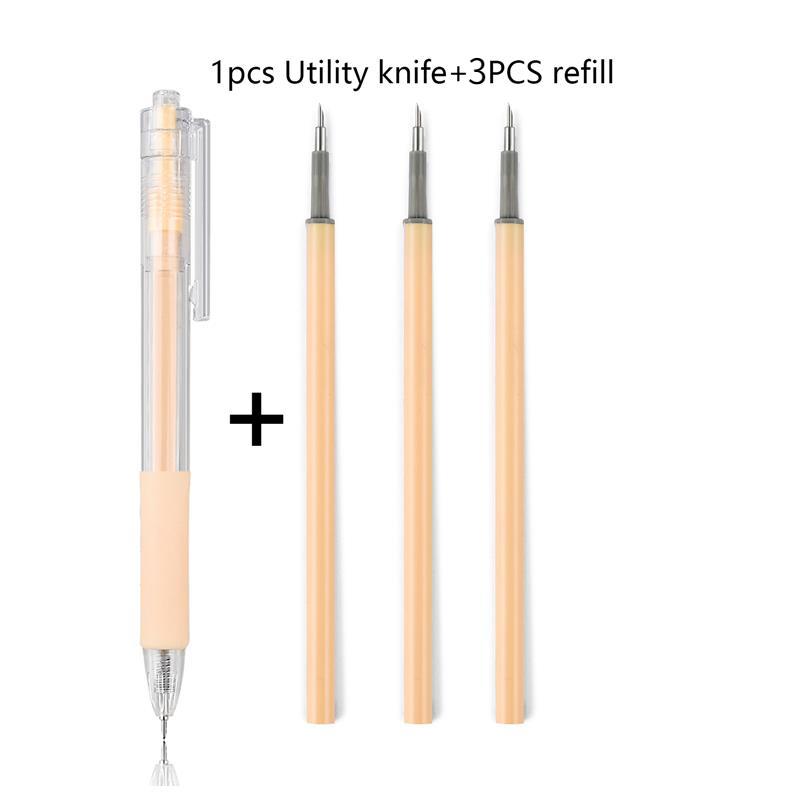 Нож для резки бумаги, заправка для ручки, художественный универсальный нож, режущий инструмент для скрапбукинга, наклейка, резак для ленты, нож для экспресс-коробки, принадлежности для рукоделия «сделай сам»
