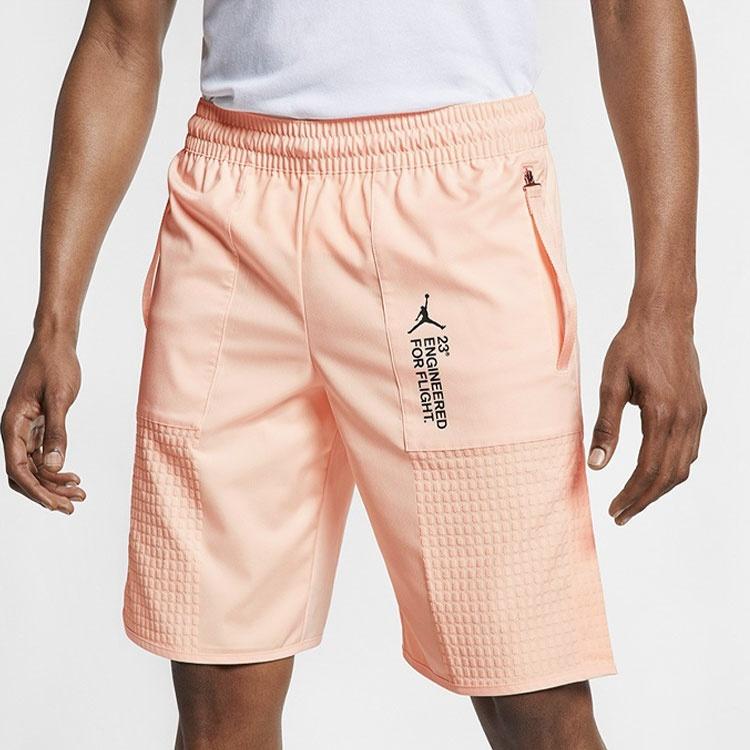 Air Jordan 23 Engineer Athleisure Casual Sports Shorts Pink Men's AJ1068-814