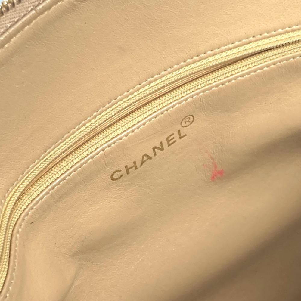 CHANEL vintage CC CC Mark Bag Shoulder Bag Tote Bag Caviar Leather Beige