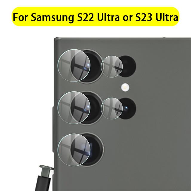 HD Camera Lens Protector Glass Film For Samsung S23 S22 Ultra Plus Full Cover Lens Protector For S21 S20 Ultra FE S10 Note 20 5G 4