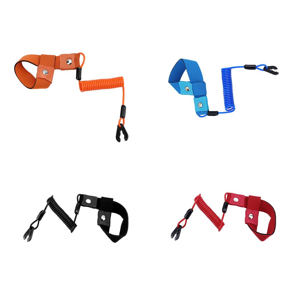 Marine Outboard Engine Boat Motor Safety Lanyard Emergency Stop Switch Key Rope Quick Release For Motorboats Waterproof
