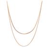 ELLE Jewelry Herringbone Layered Necklace ELBRNN192