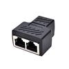 Charger Ethernet Network Cable RJ45 Splitter Plug Adapter Connector 1 To 2  LAN