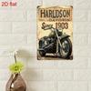 Металлическая настенная табличка Davidson Vintage для домашнего бара, мужской комнаты, гаража, декор 20x30,5 см, прочная, с предварительно просверленными отверстиями