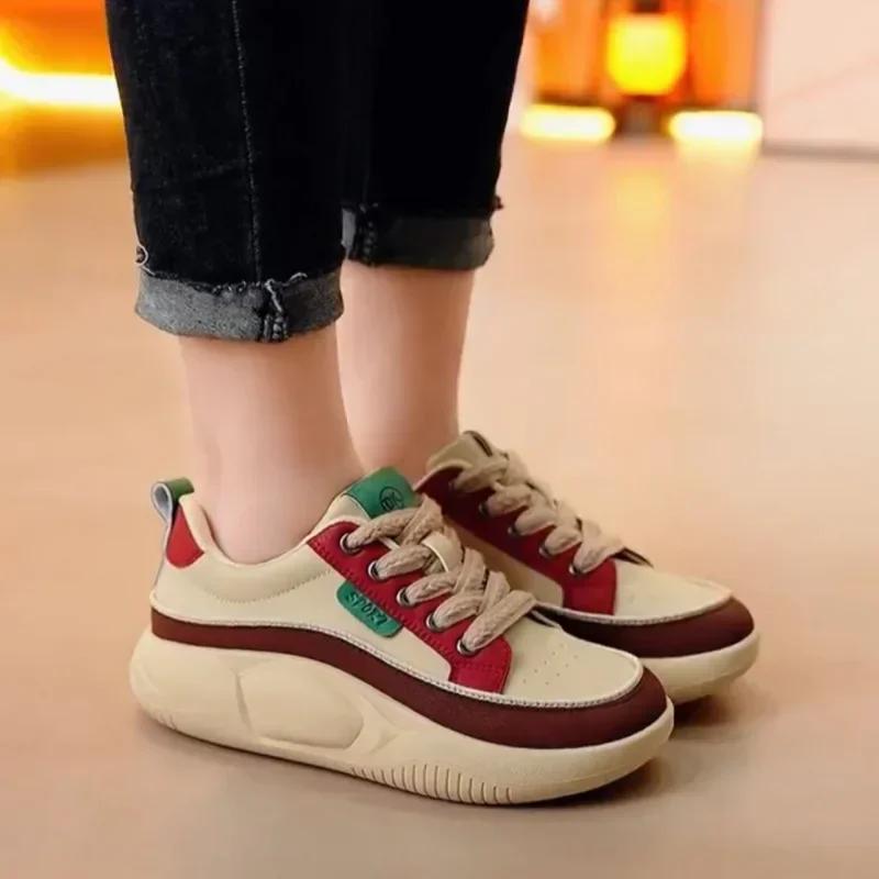 Autumn Women Sneakers Casual Sports Running Shoes Spring 2025 New Comfort Flats Vulcanized Shoes Woman Footwear Tenis De Mujer