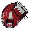 Rawlings Бейсбольная перчатка HYPER TECH MLB TEAM Throw Glove, Софтбольная, Ловушка кэтчера, GR5HTM2AC, Nationals, 33 дюйма, Для правши