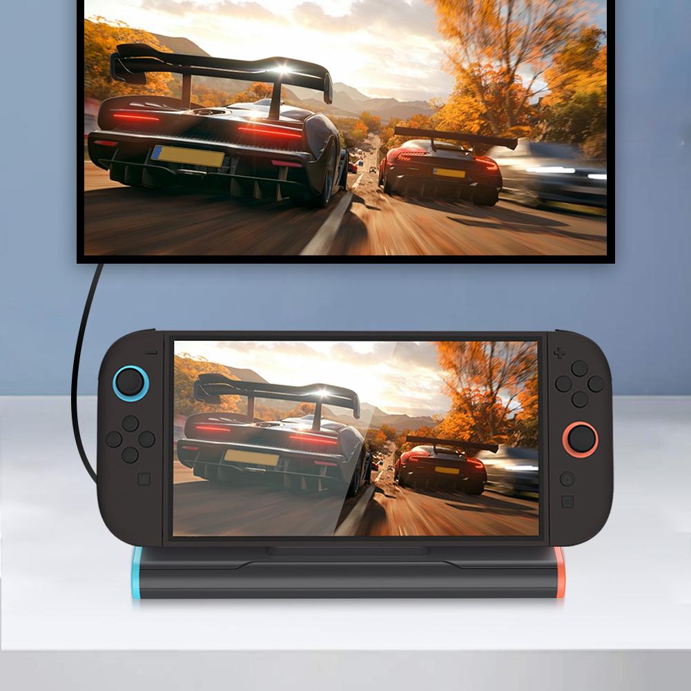 Для NS2 Портативный 4K ТВ-док-адаптер USB3.0 HDMI-совместимая док-станция HD Зарядная подставка для игровой консоли Игровые аксессуары