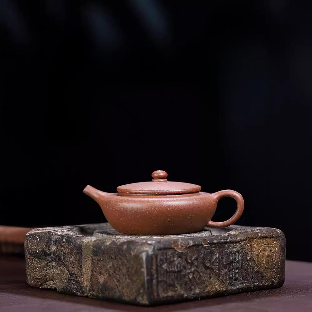 120ML Vintage Yixing Purple Clay Teapots Handmade Bian Chen Pot Raw Ore Section Mud Tea Maker Kettle Zisha Tea Set Tea Services
