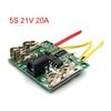 5S 18V 21V 20A Battery Charging Protection Board Li-Ion Lithium Battery Pack Protection Circuit Board BMS Module for Power Tools