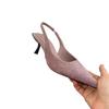 2025 Spring and Autumn New Fashion Versatile High Heels Women's Niche Temperament Bag Head Sandals Stiletto
