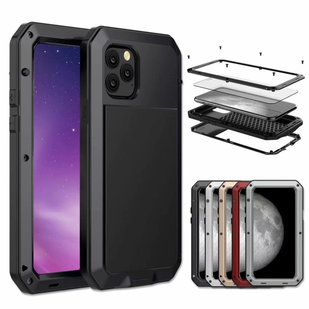 Металлический чехол для iPhone 13 11 Samsung S20 Note20 P30 ударопрочный прочный