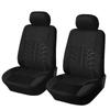 2 Premium Front Car Seat Covers with Removable Headrests - Universal Fit, Filled with Soft Polyester Foam, Breathable and Durabl