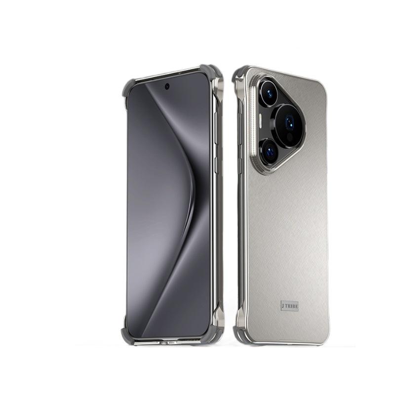 Применимо к чехлу для мобильного телефона Huawei pura70pro новый безрамочный четыре угла противоударный p70ultra Интернет-знаменитость p70 ultra-тонкий