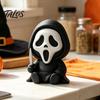 Хэллоуинский Скелет Мини-Фигурка с Криком, 3D-Печатная Коллекционная Прочная Фигурка из PLA, Жуткая Статуэтка для Декора Рабочего Стола Полки