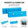 Blue Rubber Vise Magnetic Protective Cover Protection Strip Jaws for 2.5/4/5/6 Inch Hand Tools Bench Vise Protector Accessories