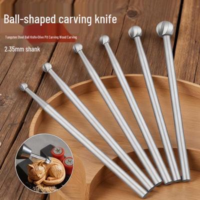 Электрическая круглая шаровая фреза: Резец из вольфрамовой стали для резьбы по дереву, стоматологии, микрорезьбы, шлифовки, прорезки пазов и тонкой резьбы.