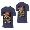 Japanese Aesthetic Dragon Tokyo Japan Fitness Reversible Tshirt Sweet Girl Girlish Feeling Small Patterns Basic Tee