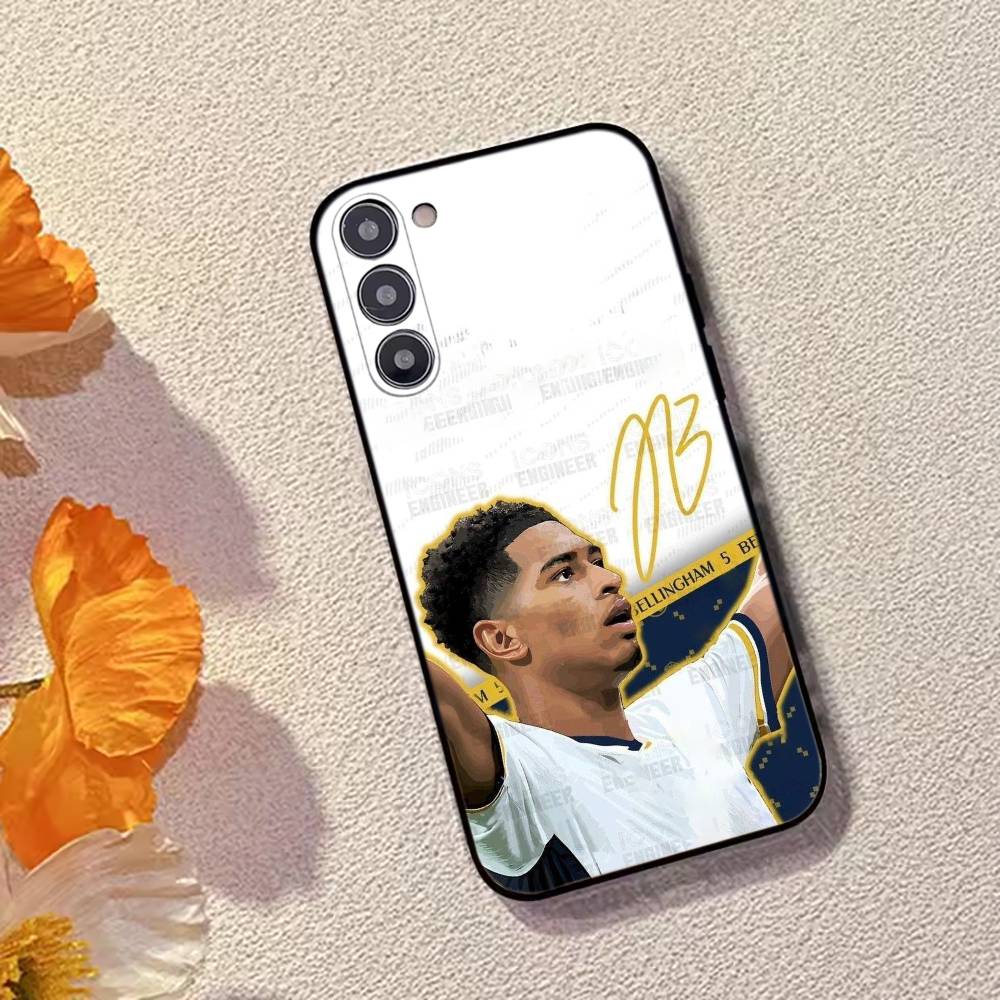 Чехол для телефона J-Jude F-Football Bellinghams Черный Силиконовый Мягкий Для Samsung Galaxy A73,A72,A71,A70,A53,A52,A51