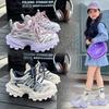 Осень 2025 новые детские кроссовки папины кроссовки модные кроссовки для бега модные легкие сетчатые дышащие мужские и женские спортивные кроссовки