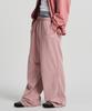 HDEX Faded Wash Main Logo Wide Sweatpants (Pink)