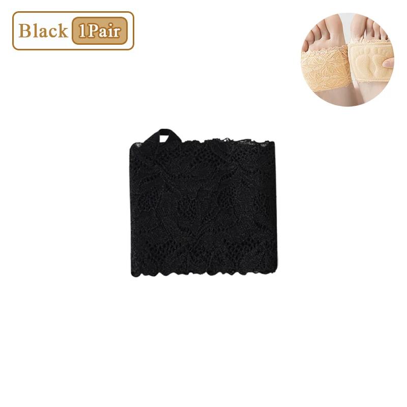 Женские носки-полупальцы Нескользящие Невидимые Носки для нижнего белья для туфель на высоком каблуке Летние Тонкие Дышащие Кружевные Чехлы для ног