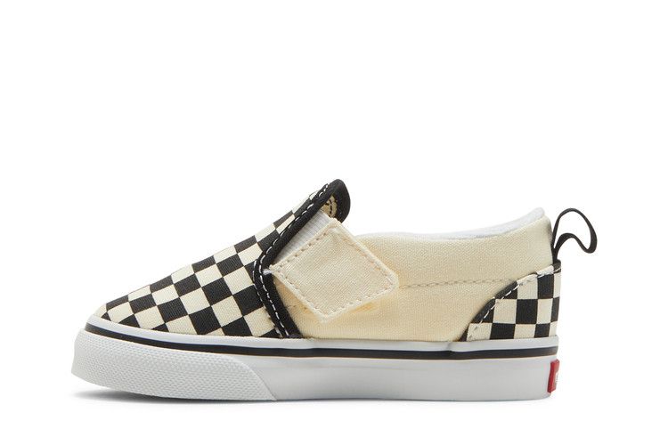 Kids' Sneakers Vans Classic Slip-On V TD 'Checkerboard - Black White'