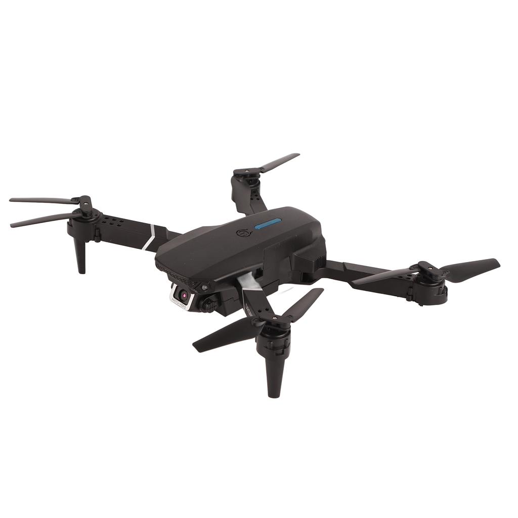 Black Folding Drone with Spare Wind Blade USB Cable Remote Control 4K Camera HD 4 Shaft Foldable
