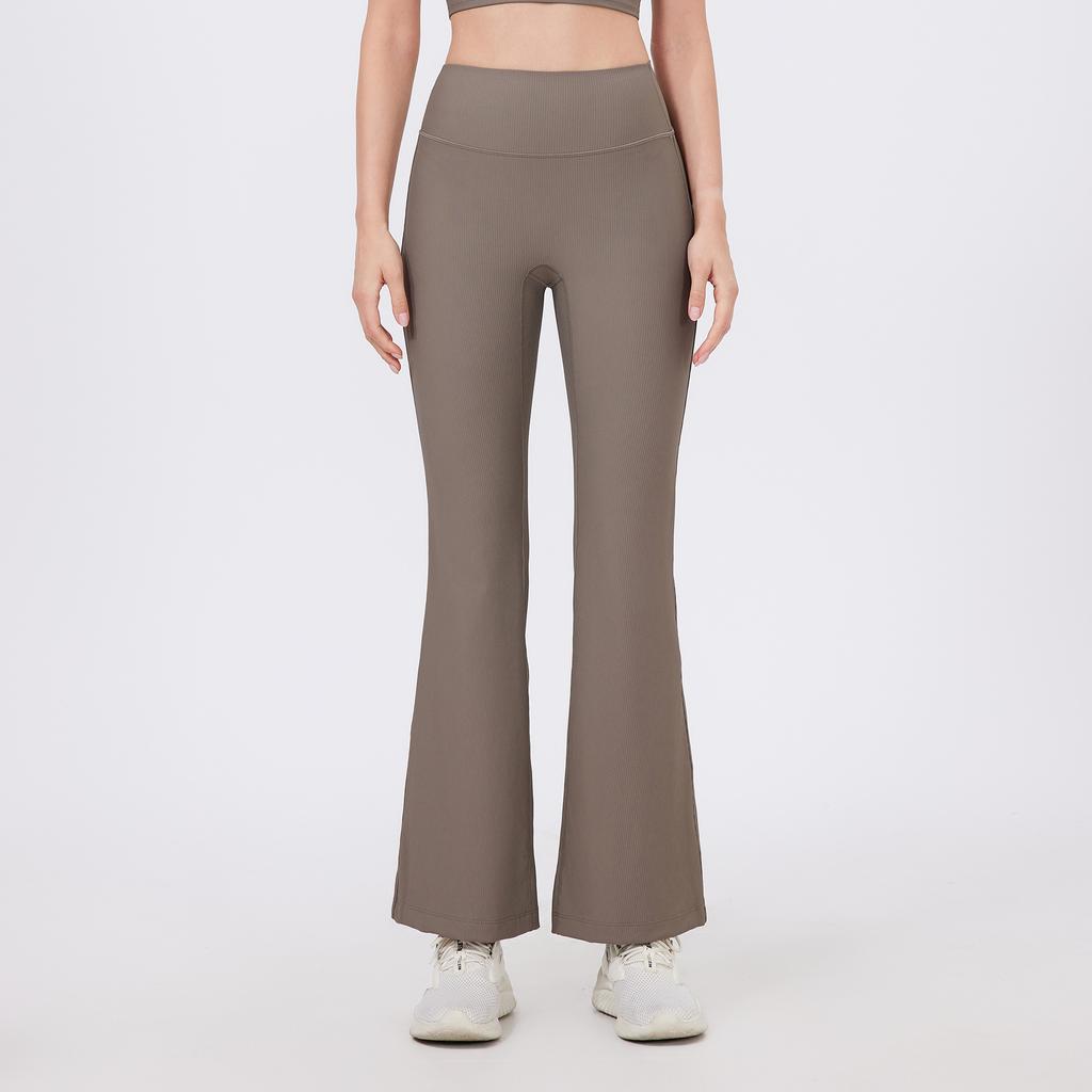 Sweatpants Yoga Flared Pants Anti-crimping Sports Wide Leg Pants Fitness Pants High Waist Hip Lift Dance Micro Pants