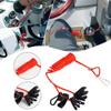 Stretchable Boat Safety Lanyard Kill Switch Red Surfing Spring Rope Boat