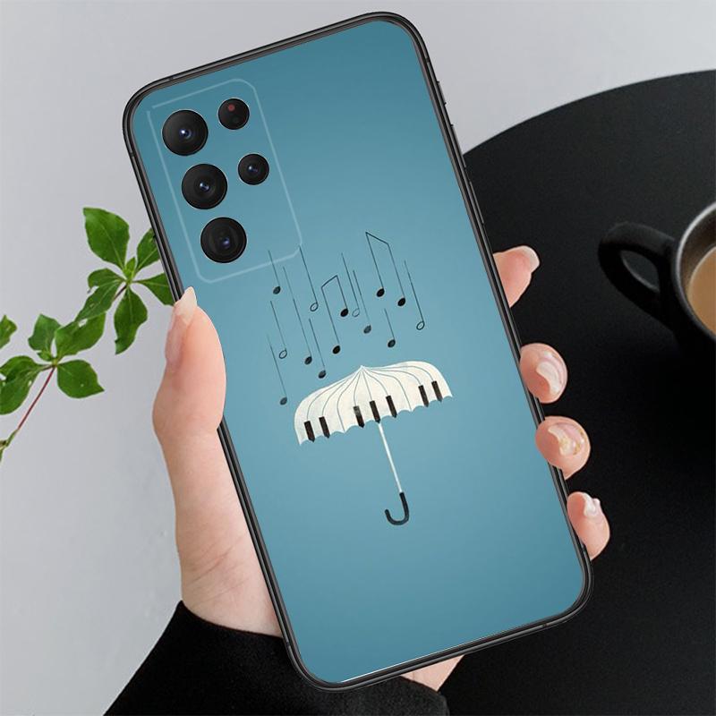 Чехол для телефона Samsung Galaxy A73 A53 A13 A22 A12 A32 A71 A21S A33 A52 A72 A23 A51 A31 M31 Музыкальная клавиатура пианино Чехол