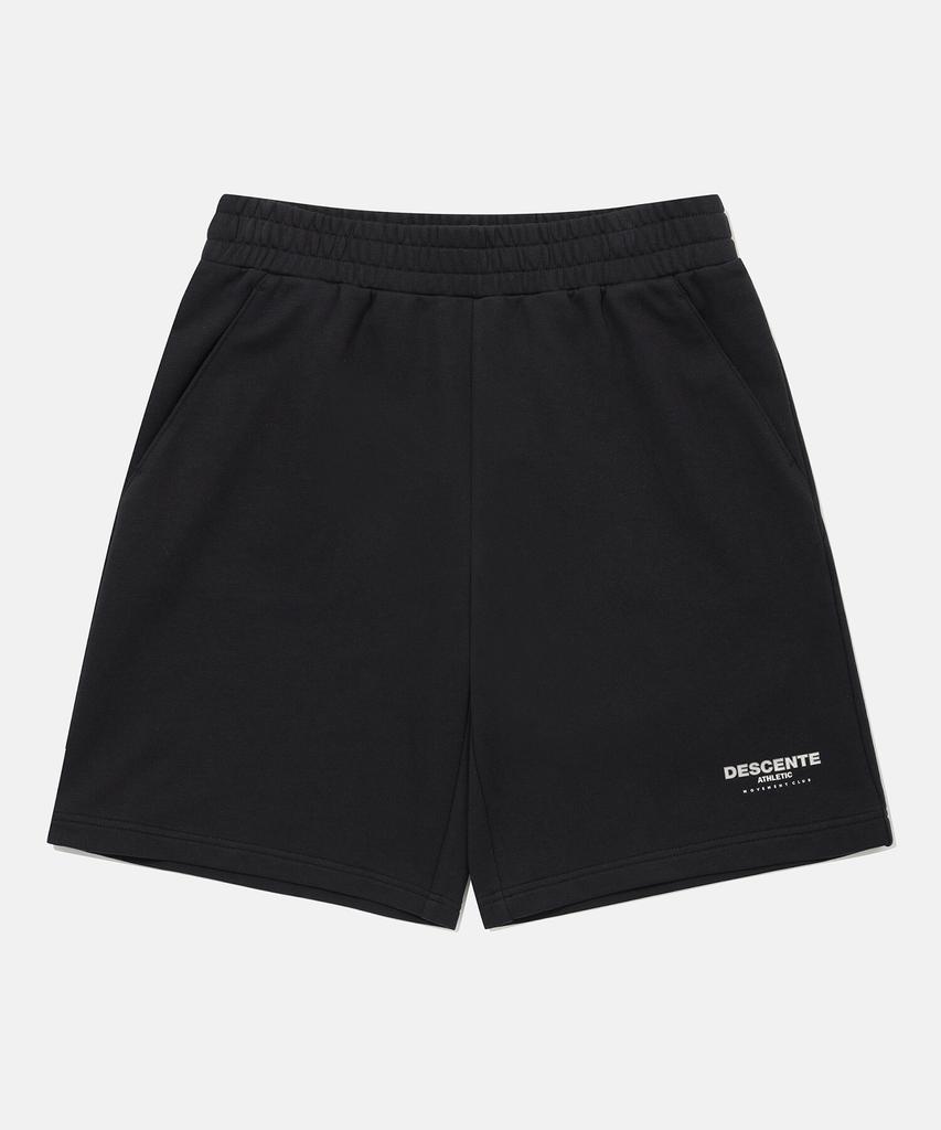 Спортивные махровые шорты DESCENTE (Мужские 9 дюймов / Женские 7 дюймов) Черный Sr323Ukh75 (Тип)