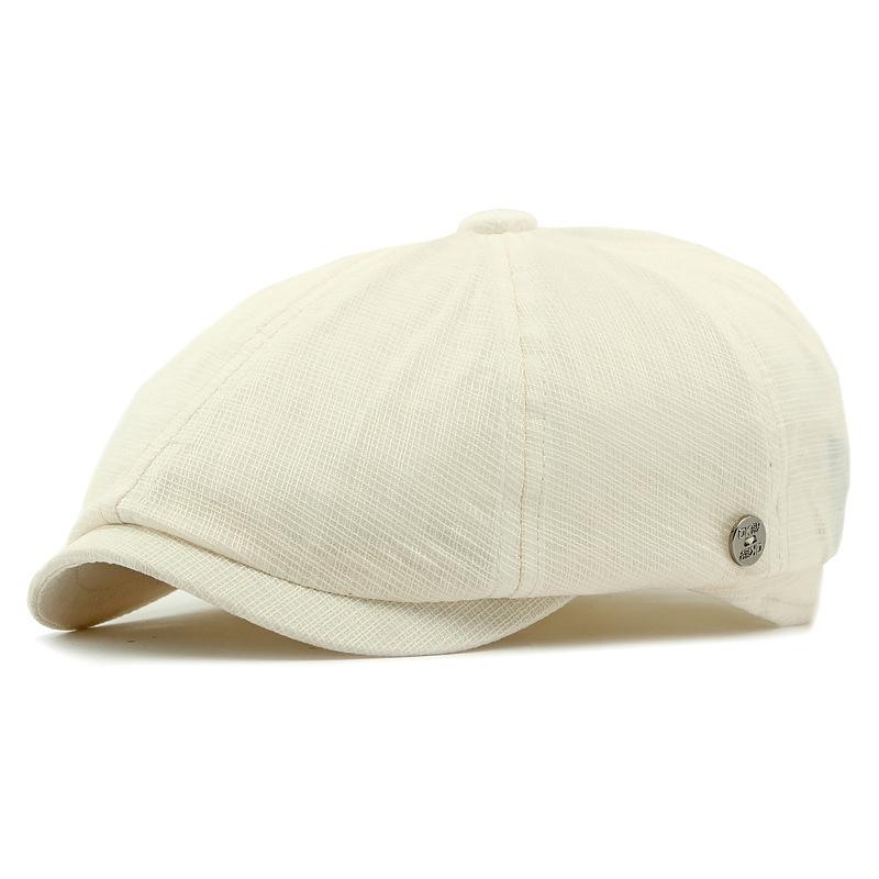 Летняя уличная мужская солнцезащитная восьмиугольная кепка, британская женская винтажная беретка, дышащая кепка-утка, кепка газетчика