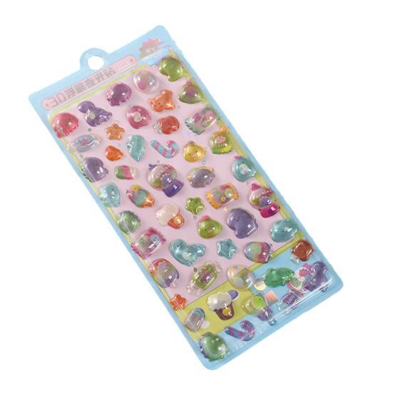 Милые объемные 3D наклейки Каваий смола животное мультяшная наклейка Крошечные DIY наклейки для скрапбуков ноутбуков бутылок для воды