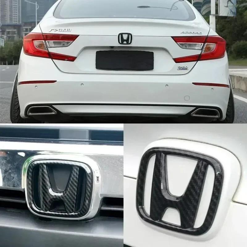 Honda Car Front & Rear Emblem Cover Sticker for City XR-V Civic Accord CR-V Inspire Envix Trunk Steering Wheel Center Badge ajl256