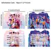 12 шт. Пригласительные открытки на день рождения в стиле K-pop Охотники на демонов, односторонние и двусторонние, милые мультяшные, для детей и фанатов