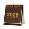 Настольный календарь-блокнот 2026 Мини-календарь для стола с двойной спиралью для дома, офиса, школы Маленький для организации