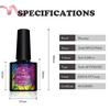 PHOENIXY 8ML Long-lasting Gel Nail Polish Top Base Coat Needed UV LED Soak-off Gel Nail Varnishes