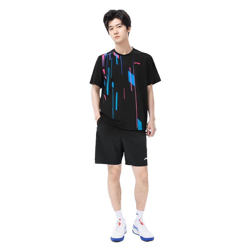 Бадминтонные майки Li Ning Унисекс С круглым вырезом Тонкие AATV061-1