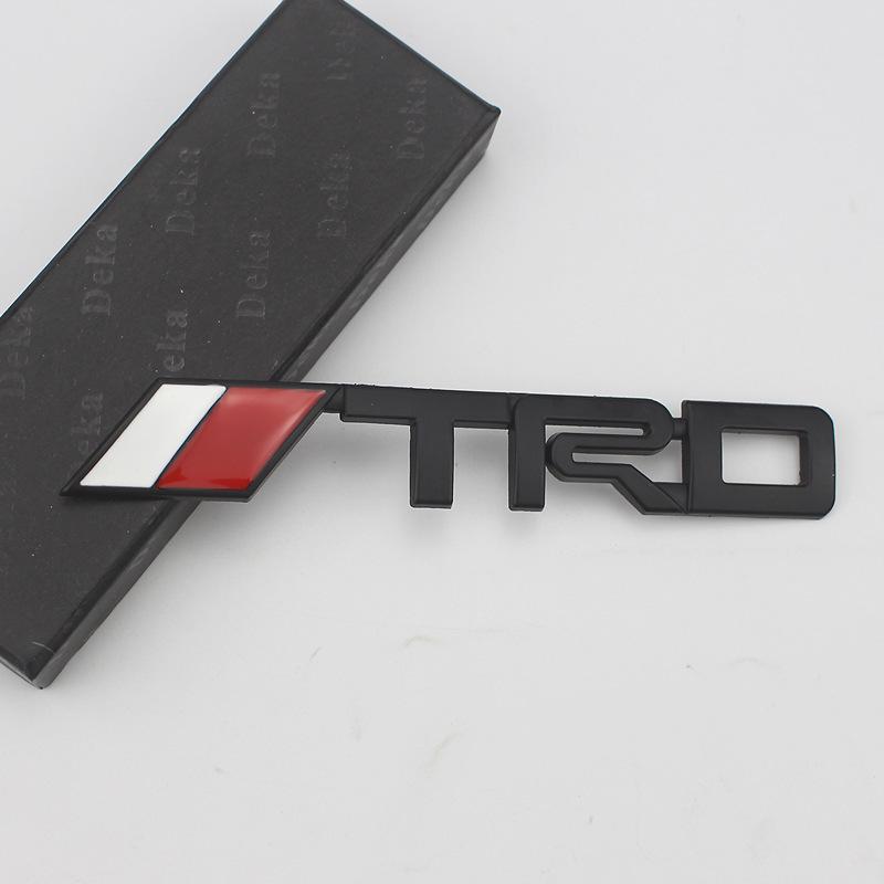 3D Металлическая наклейка-эмблема на кузов автомобиля TRD
