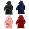 Children Bathrobe Boys Girls Cute Rabbit Ears Bathrobe