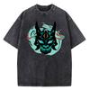 Genshin Impact Washed T Shirt Cotton High Quality Men University Hip Hop 80s Pop Culture T Shirt Classic Kawaii Anime Retro